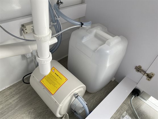 TP 301 salgsvogn med 2 salgsklapper - varmt vand